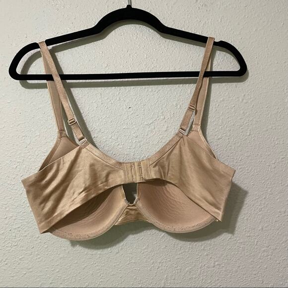 Soma Nude Full Coverage Padded Bra Womens 34D Tan Underwire Adjustable Strap - Picture 6 of 7